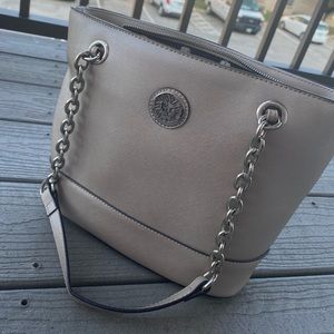 Anne Klein Tan/ Gray Purse